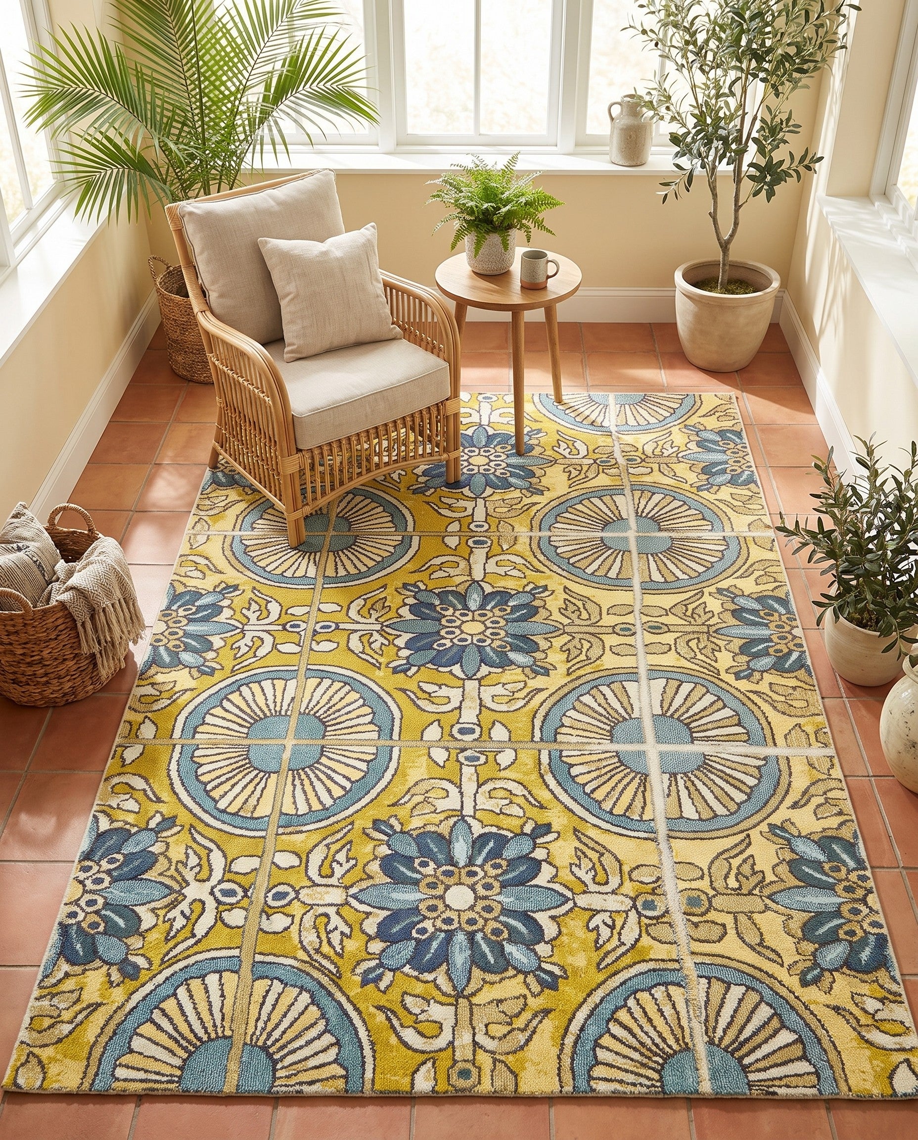 7' x 10' Washable Casablanca Rug