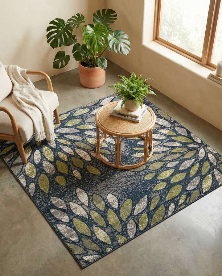 5' x 5' Charleston Square Rug