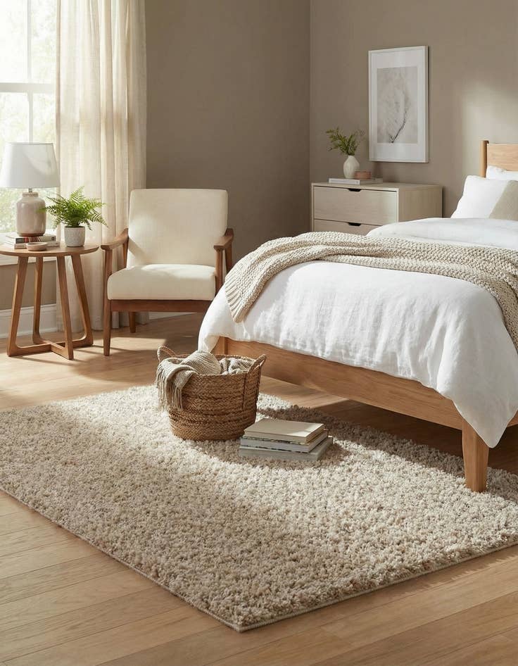 Detail image of 3' 2 x 5' 2 Zermatt Shag Rug