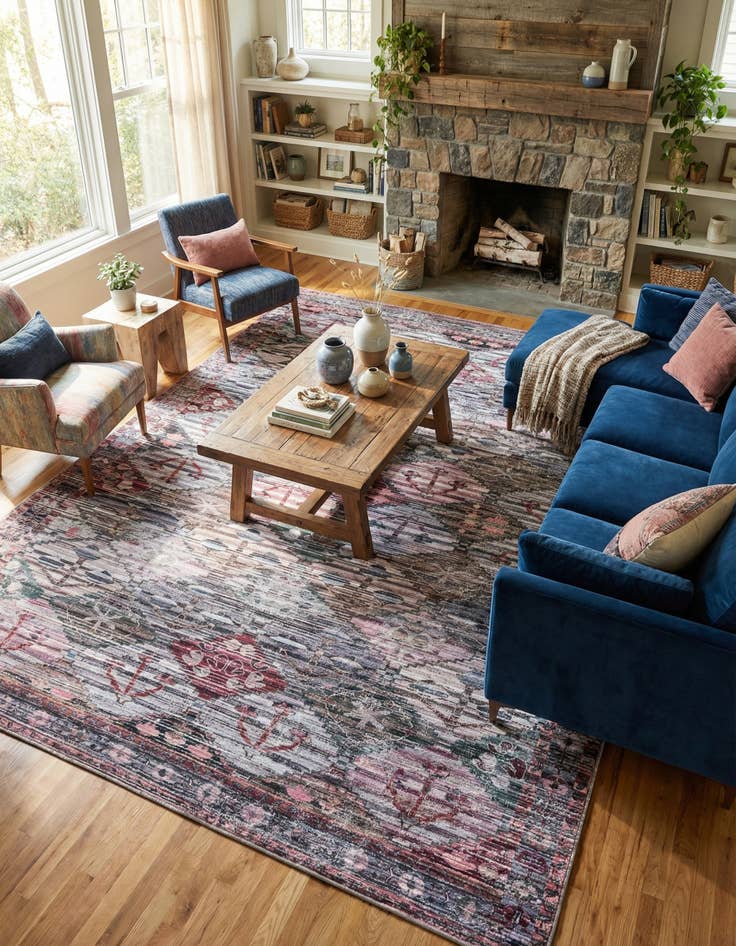 Detail image of 10' 6 x 13' Washable Mangata Rug