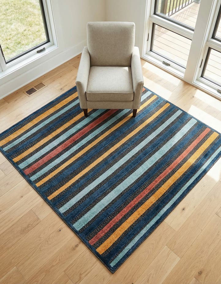 5' 3 x 5' 3 Easy-Clean Belize Indoor / Outdoor...