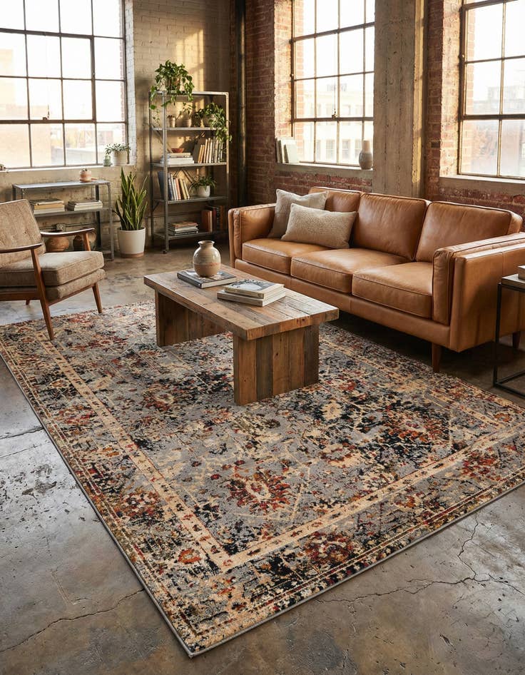 Detail image of 6' x 9' Saturn Rug