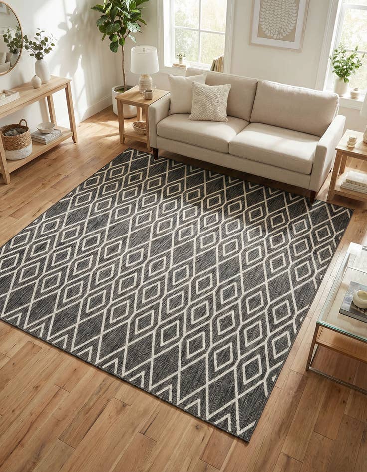 Detail image of 7' 10 x 7' 10 Washable Jill Zarin Turks and Caicos Indoor / Outdoor Square Rug