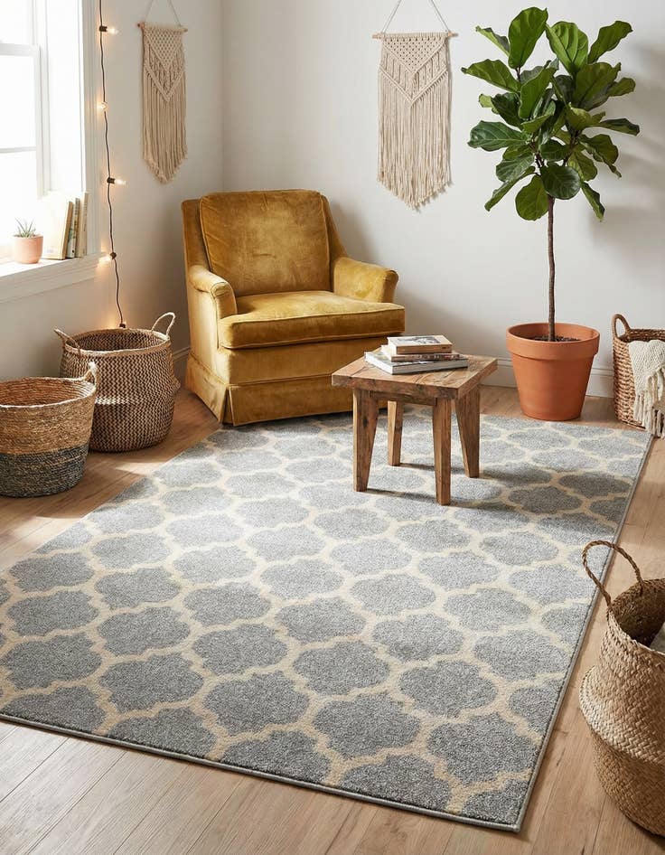 Detail image of 4' x 6' Trellis Rug