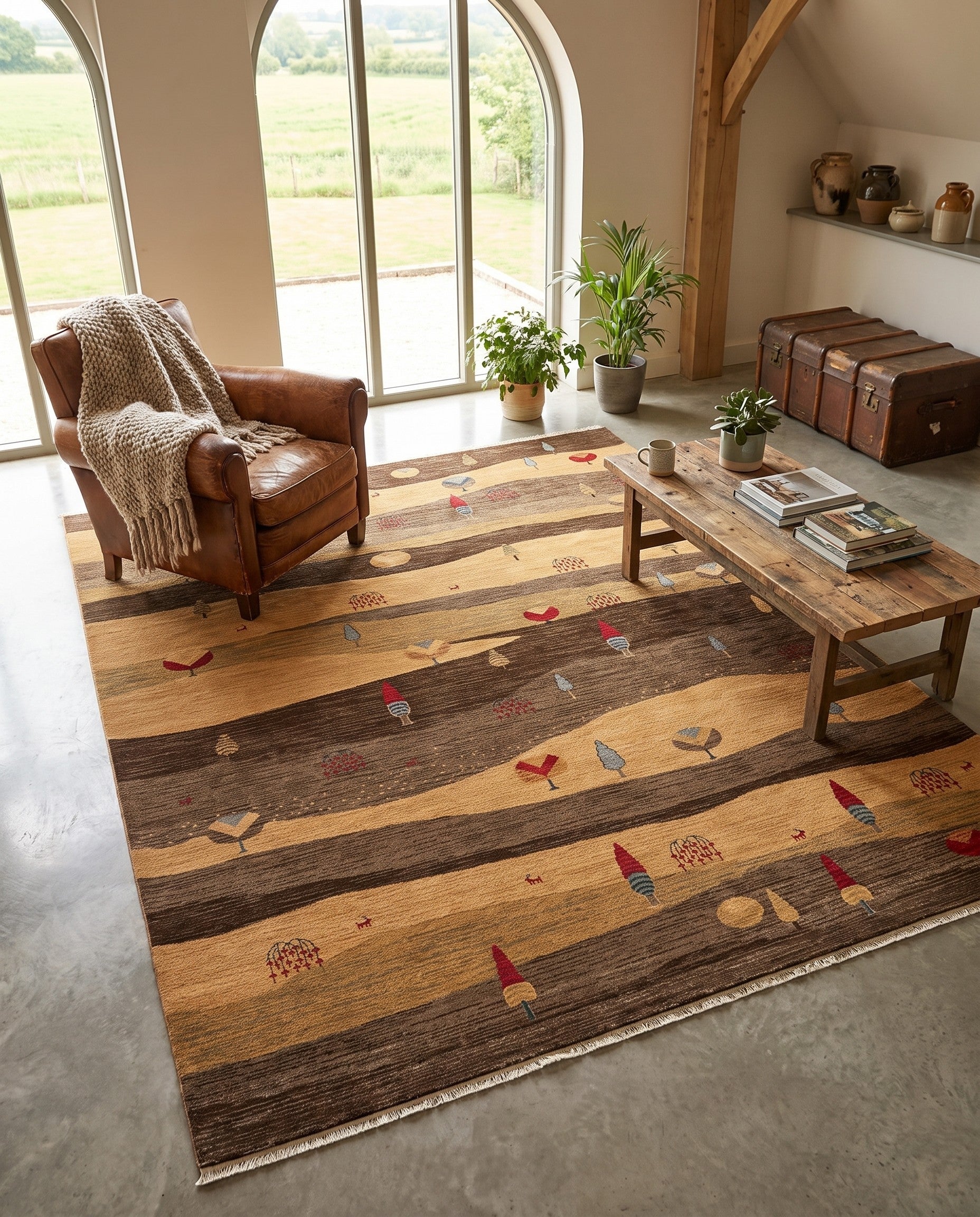 275cm x 370cm Kashkuli Gabbeh Rug