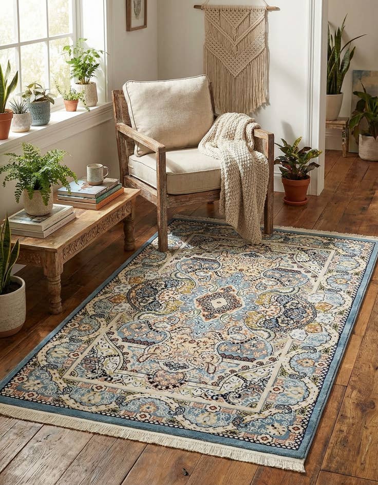 Detail image of 3' x 5' 3 Nain Design Rug