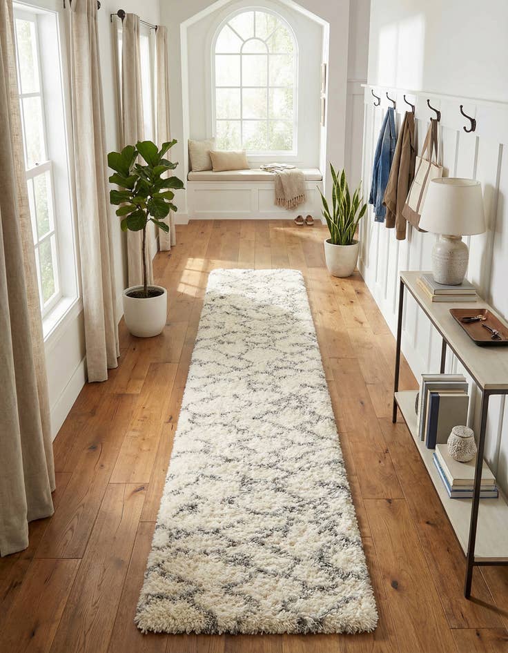 Detail image of  2' 7 x 12' Infinity Shag Runner Rug