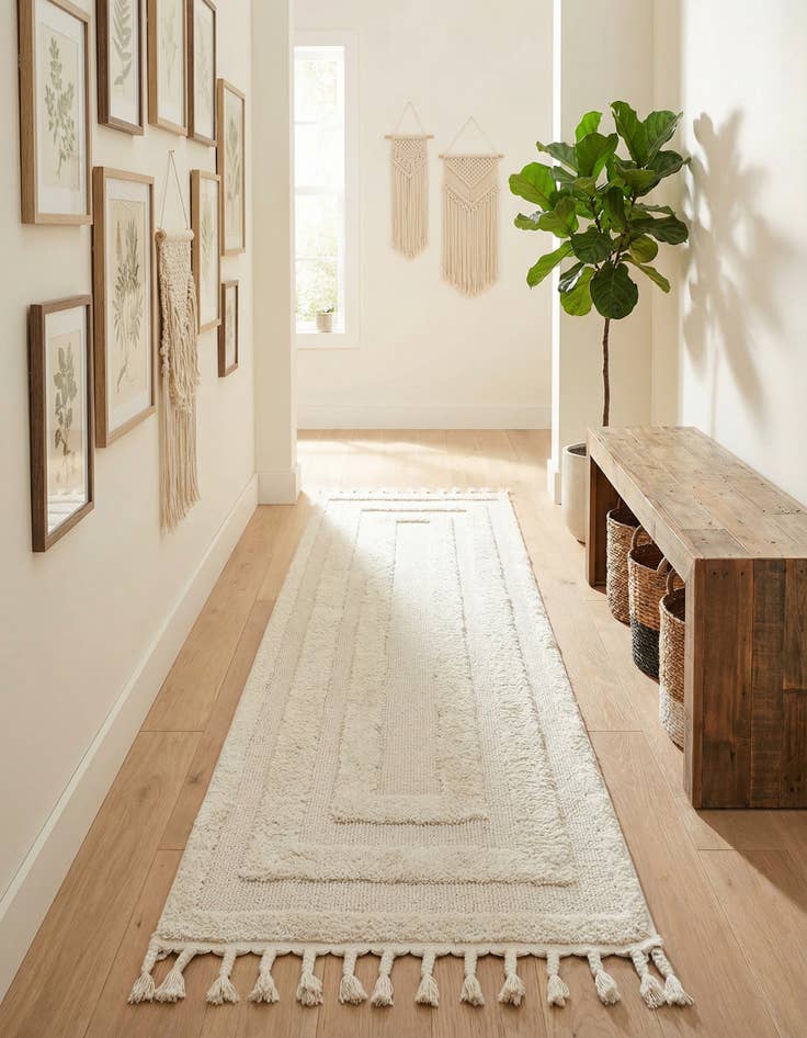 Detail image of 2' 7 x 10' Boho Runner Rug