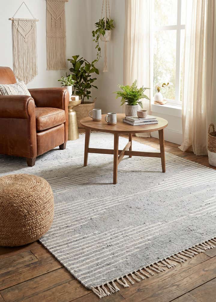 7' 10 x 10' Hand Woven Chindi Cotton Rug