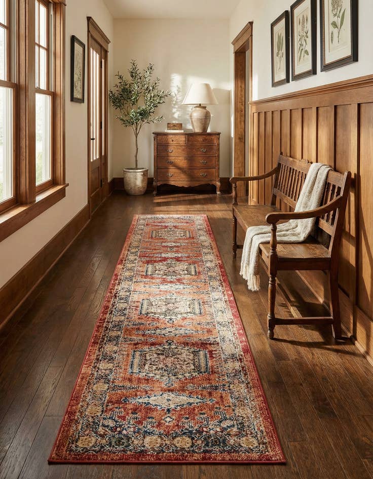 Detail image of 2' 7 x 13' Arcadia Runner Rug