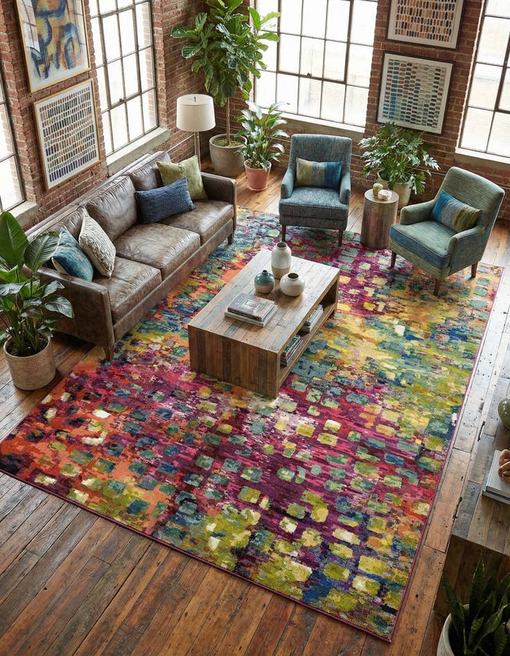 Detail image of 9' x 12' 2 Washable Sevilla Rug