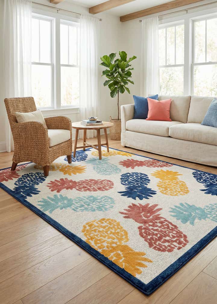 9' x 12' Easy-Clean Belize Indoor / Outdoor Rug