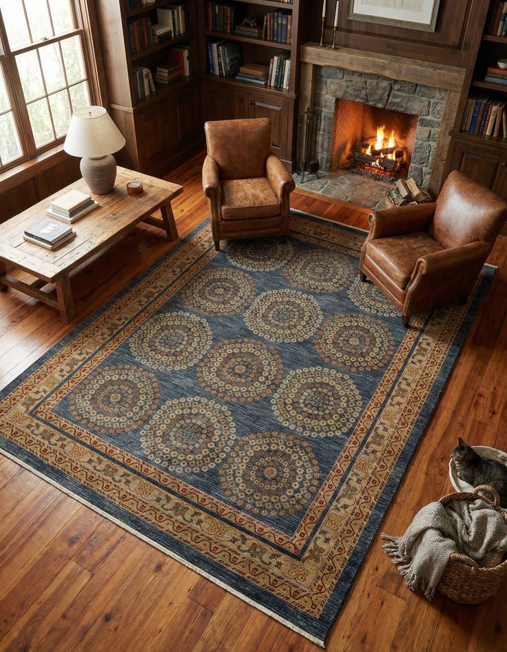 Detail image of 9' x 12' Kashkuli Gabbeh Rug