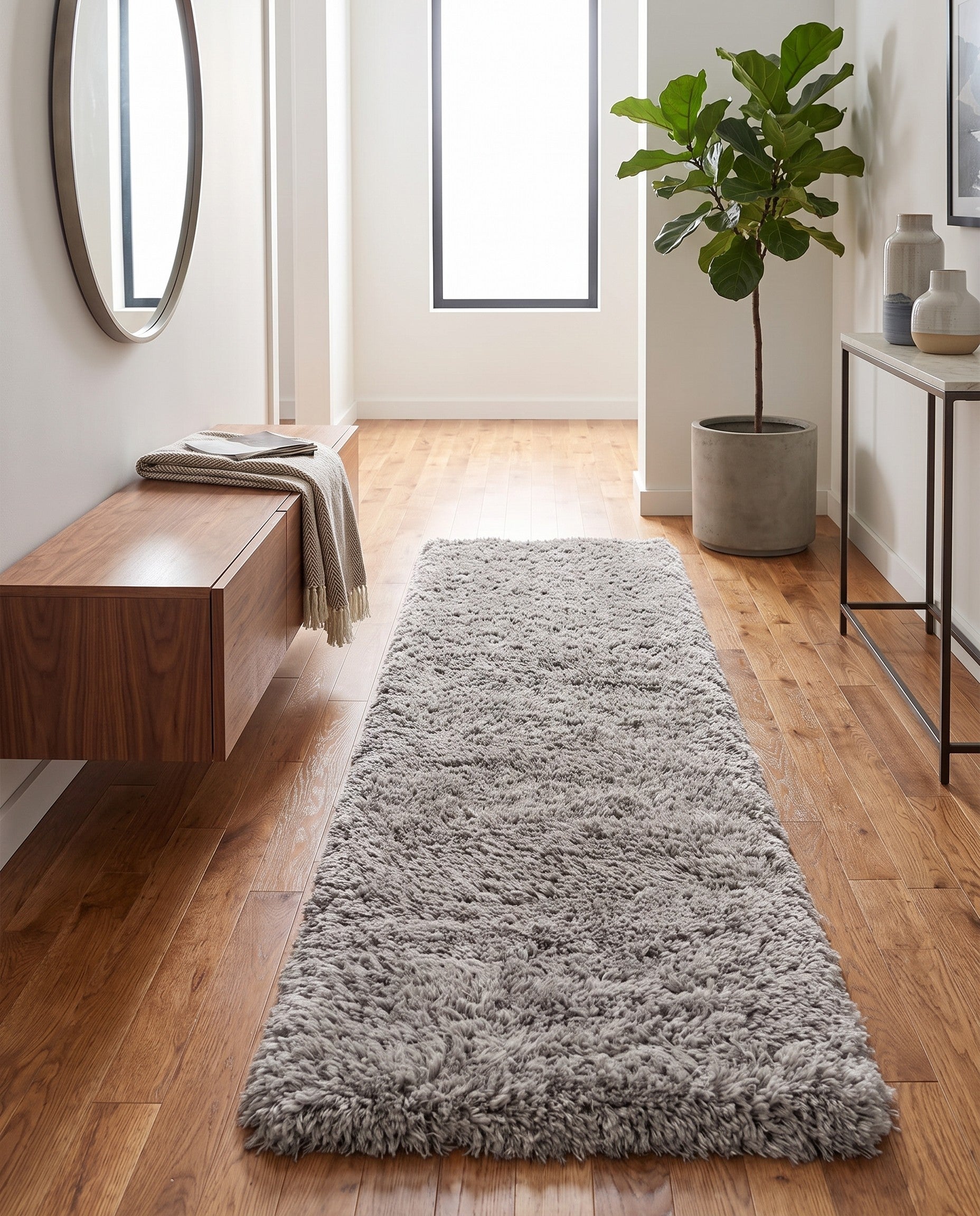 2' x 8' Infinity Shag Runner Rug