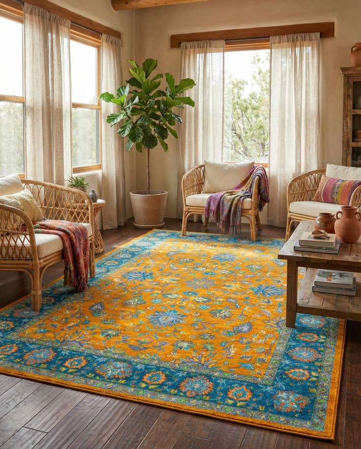 Vue détaillée : 200cm x 275cm Medina Tapis