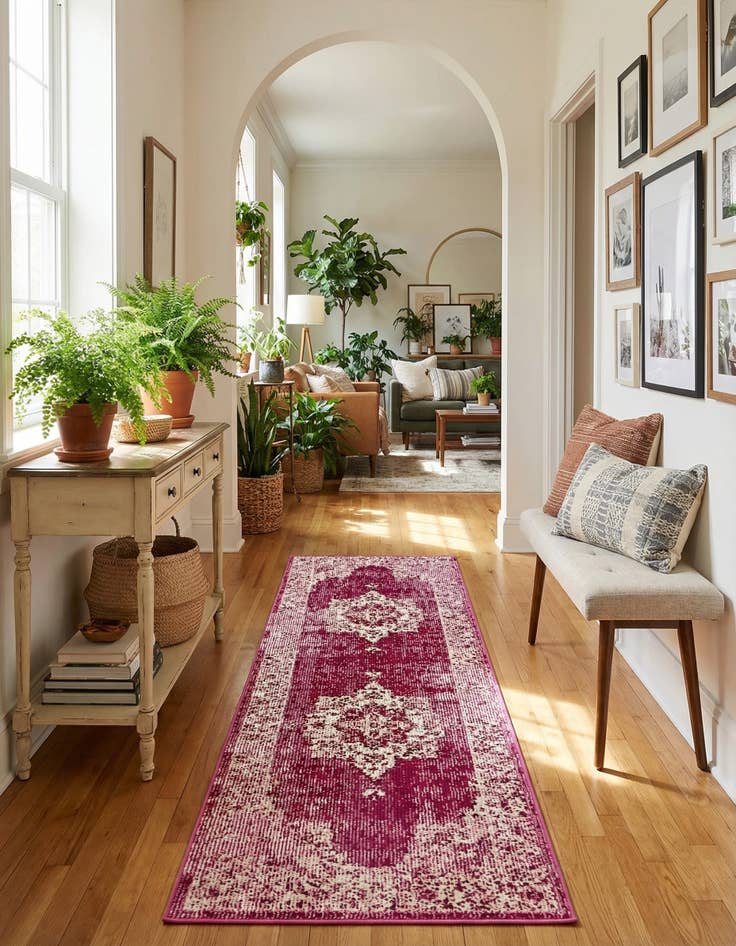 Detail image of 2' 2 x 6' Amulet Runner Rug