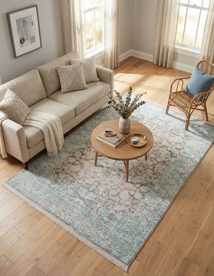 Detail image of 5' x 8' Modern Classical Rug