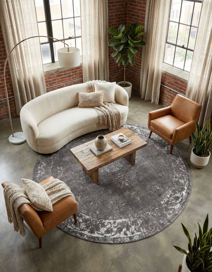 Detail image of 10' x 10' Monaco Round Rug