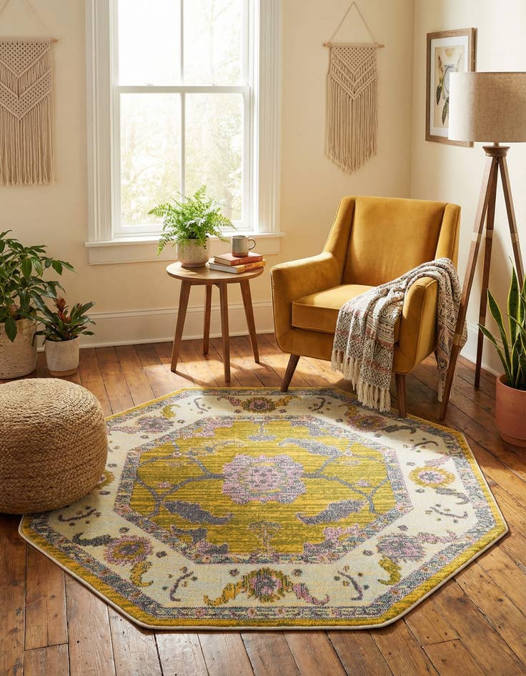 Detail image of 4' x 4' Paragon Octagon Rug