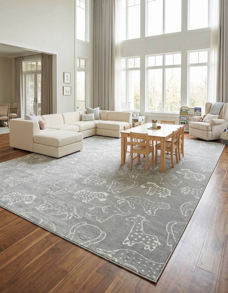 Detail image of 10' x 13' Whimsy Kids Rug