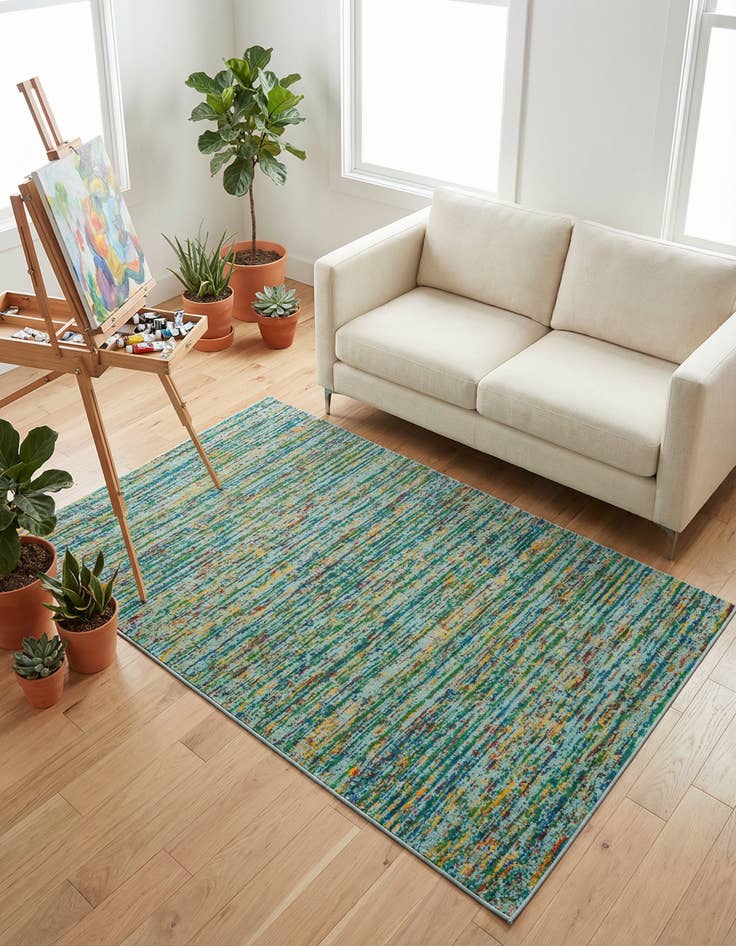 Detail image of 5' 3 x 8' Calypso Rug