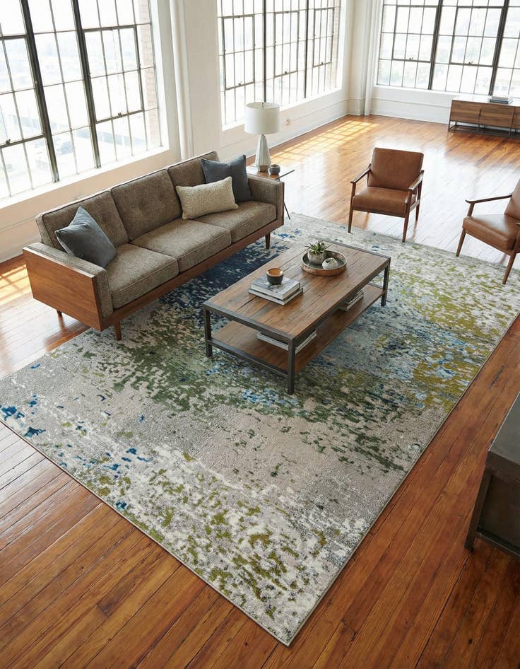 Detail image of 10' x 14' Washable Hyacinth Rug