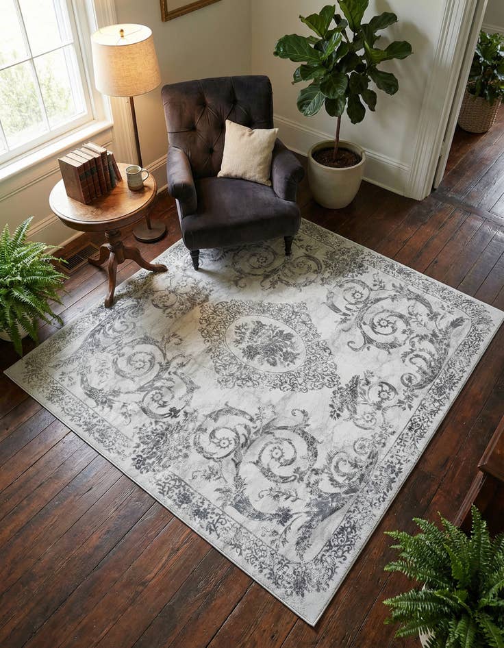 Detail image of 7' 10 x 7' 10 Finsbury Square Rug