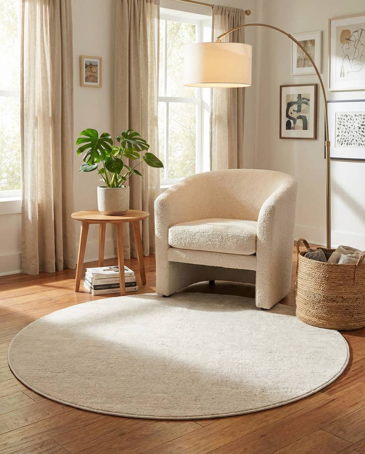 Detail image of 5' 3 x 5' 3 Finsbury Round Rug