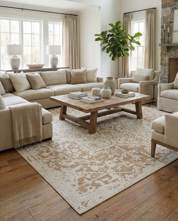 13' x 13' Easy-Clean Jill Zarin Dubai Indoor / Outdoor Square Rug