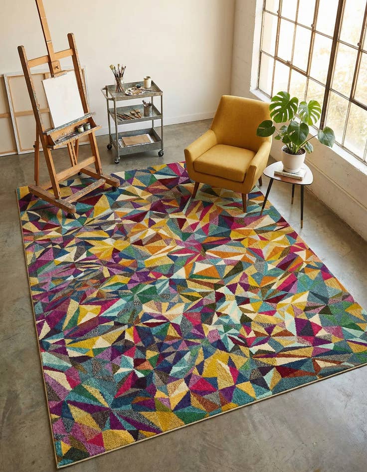 Detail image of 8' x 10' Washable Hyacinth Rug