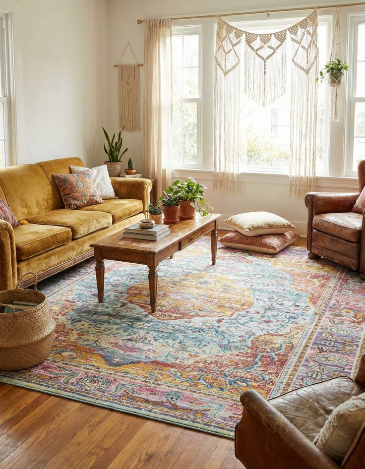 Detail image of 8' x 8' Havana Square Rug