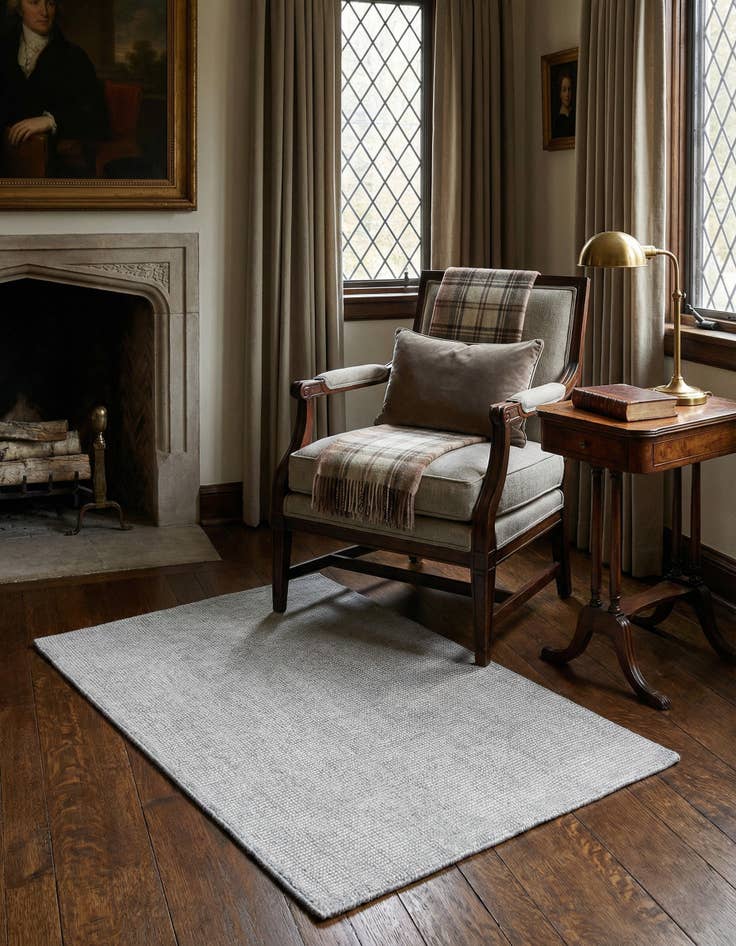 Detail image of 3' 3 x 5' 3  Hand Woven Jill Zarin English Manor Farmhouse Wool Rug