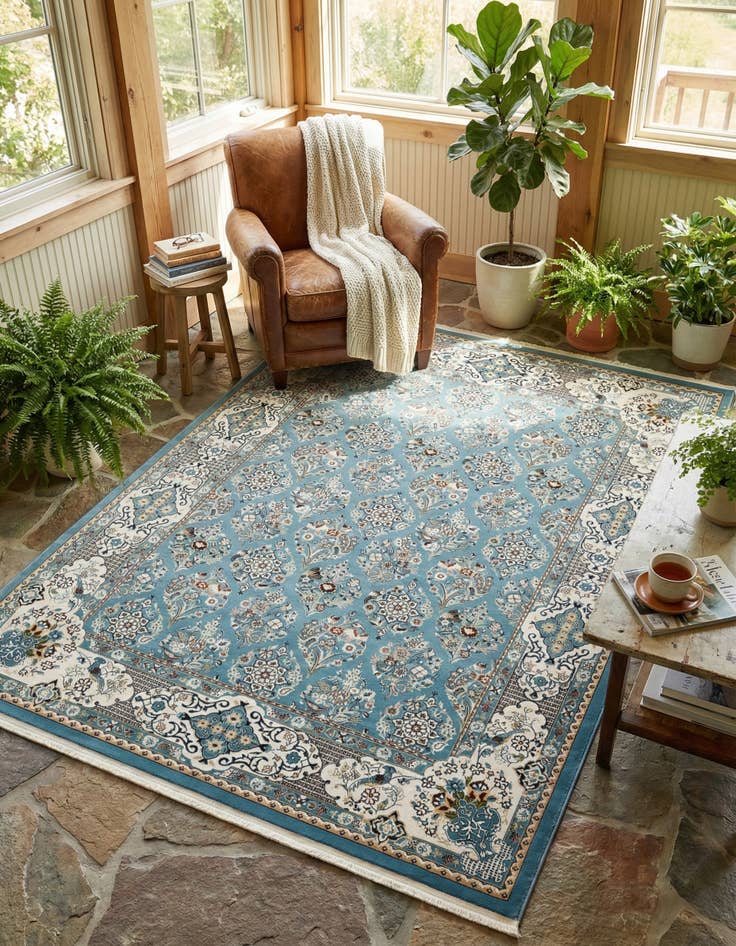 Detail image of 7' 10 x 10' Nain Design Rug