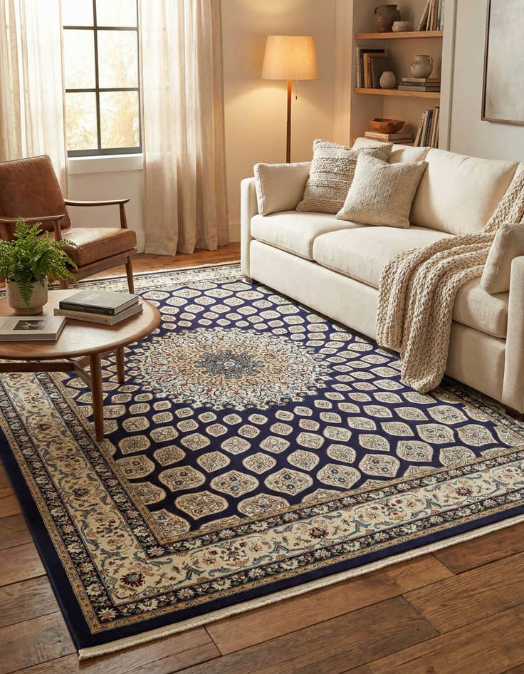 Detail image of 10' x 13' Nain Design Rug