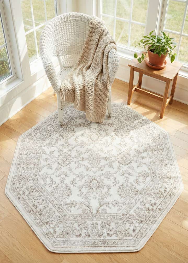 5' 3 x 5' 3 Charlotte Octagon Rug