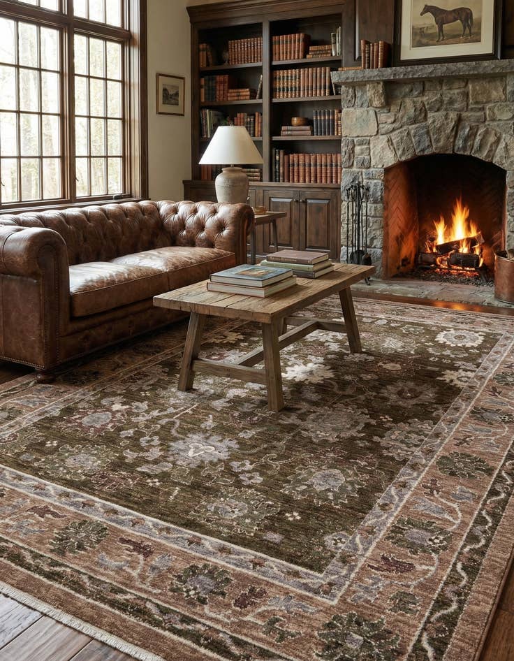 Detail image of 9' x 12' 6 Grand Tradition Rug