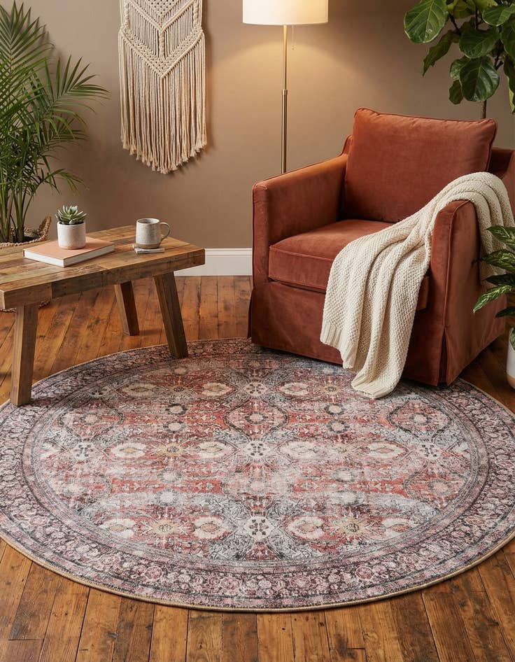 Detail image of 5' 1 x 5' 1 Timeless Round Rug