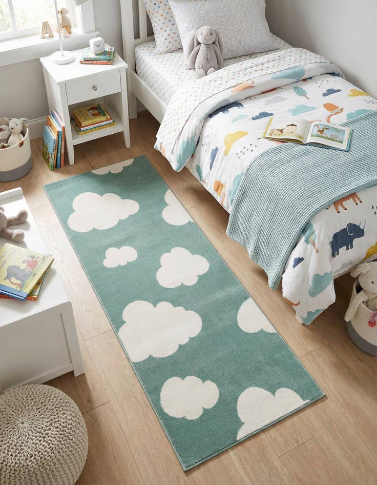 Detail image of 2' x 5' Whimsy Kids Runner Rug