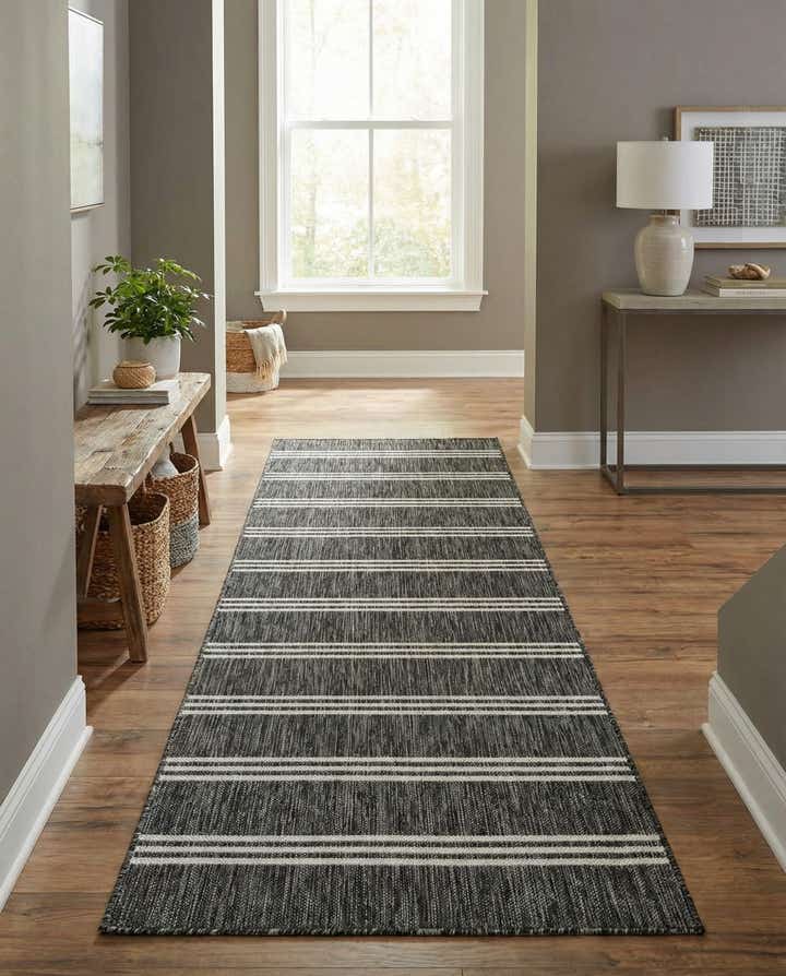 2' 7 x 12' Easy-Clean Jill Zarin Anguilla Indoor / Outdoor Runner Rug