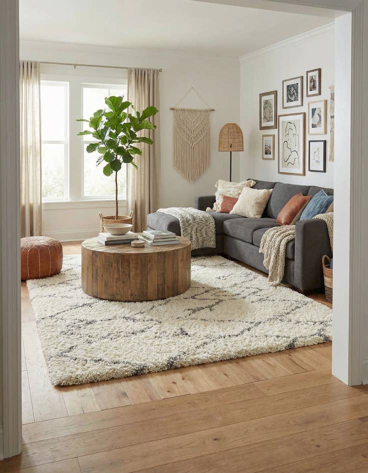 Detail image of 8' x 10' Infinity Shag Rug