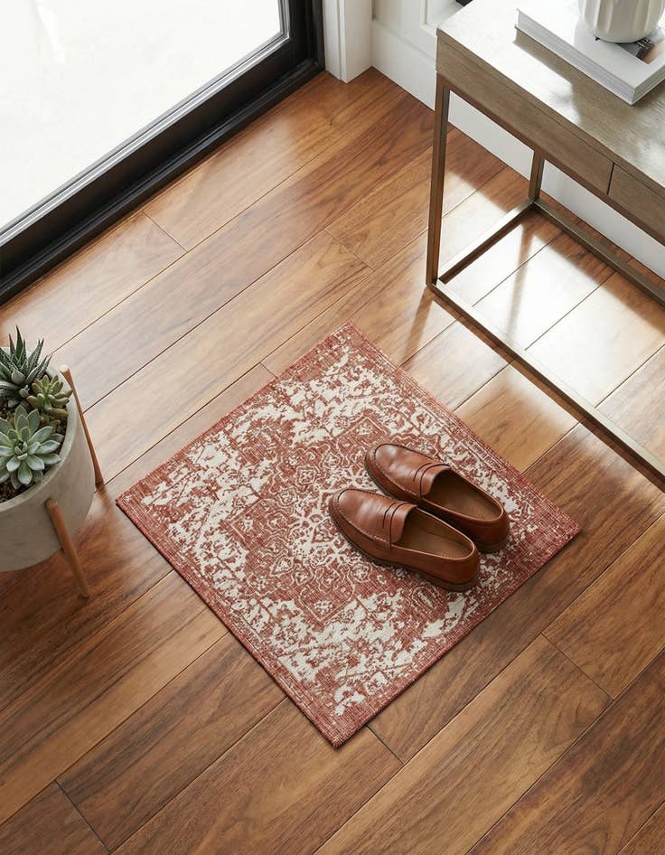 Detail image of 1' 4 x 1' 4 Washable Jill Zarin Dubai Indoor / Outdoor Sample Rug