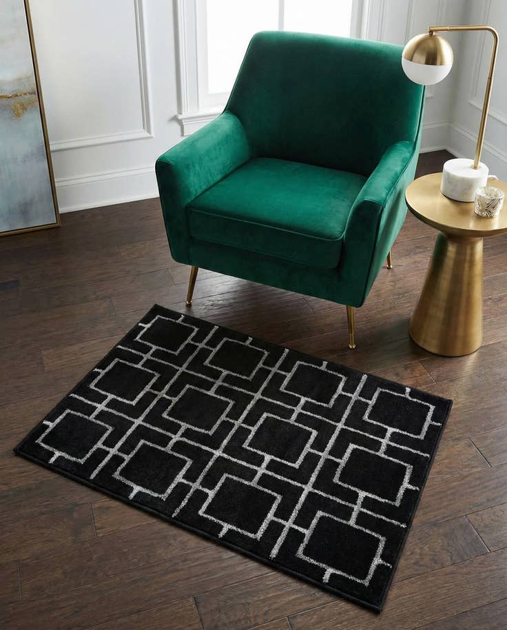 Detail image of 2' x 3' Marilyn Monroe™ Glam Deco Rug