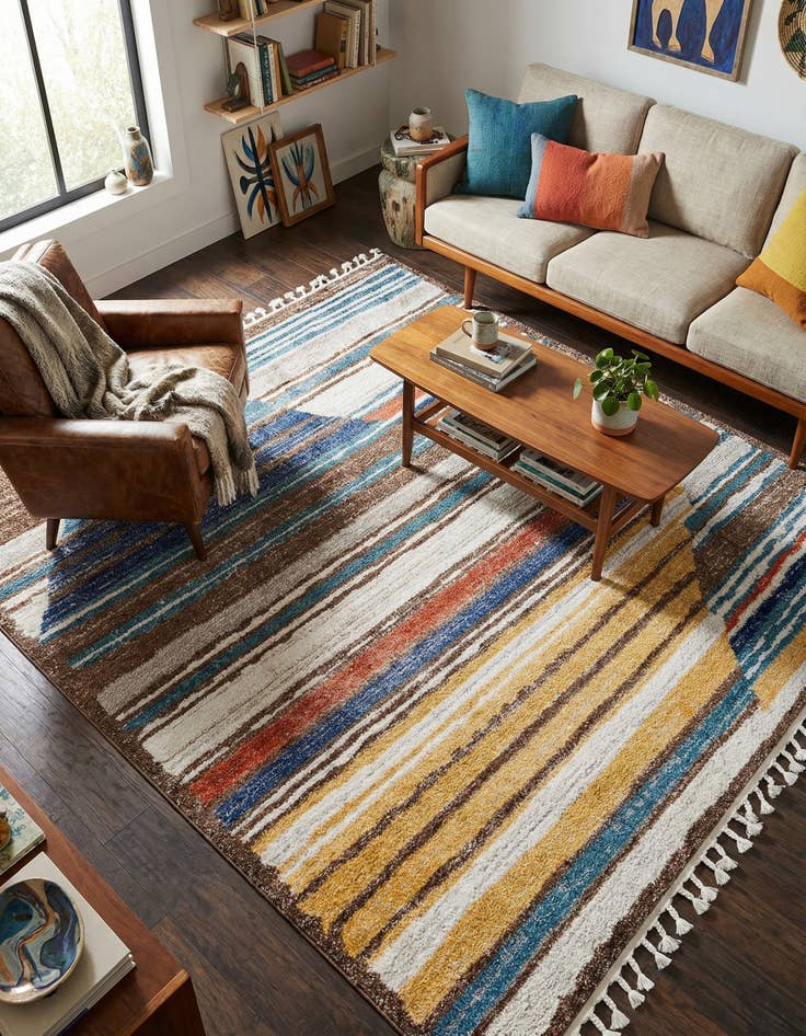 Detail image of 7' 10 x 7' 10 Aramis Square Rug