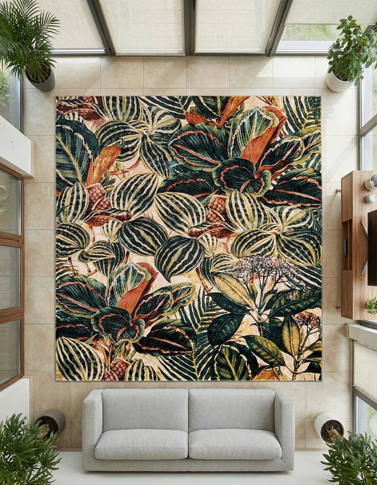 Detail image of 7' 10 x 7' 10 Blossom Square Rug