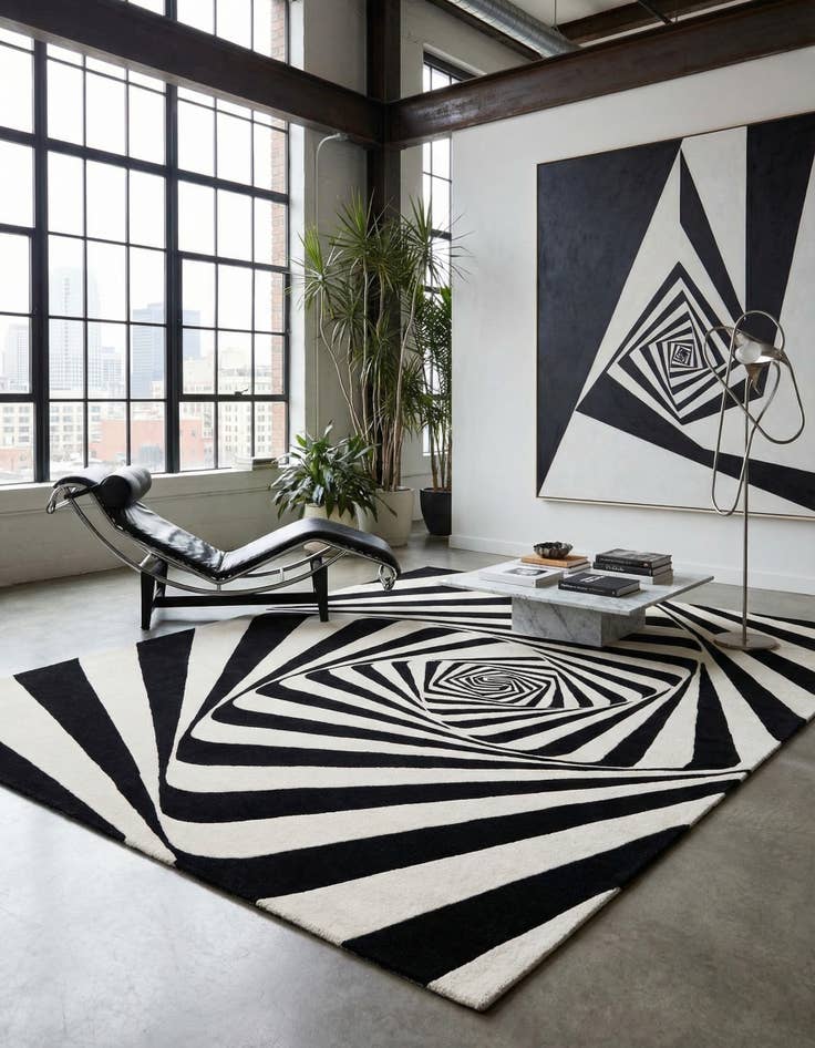 Detail image of  10' x 14' 1 Vortex Wool Rug