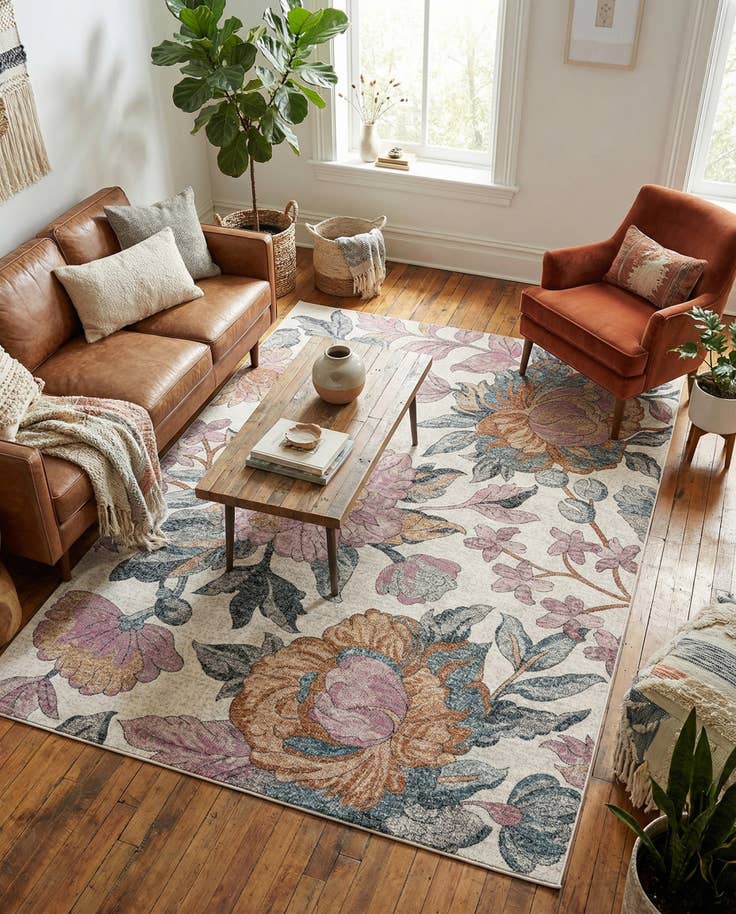 Detail image of 6' x 9' Blossom Rug