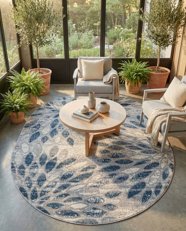 Detail image of 8' x 10' Charleston Oval Rug