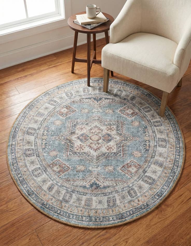 Detail image of 3' 6 x 3' 6 Timeless Round Rug