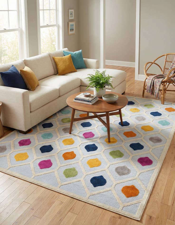 Detail image of 9' x 12'  Washable Aruba Indoor / Outdoor Rug