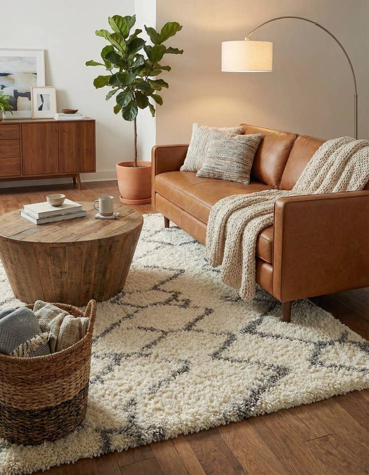 Detail image of 8' x 10' Infinity Shag Rug